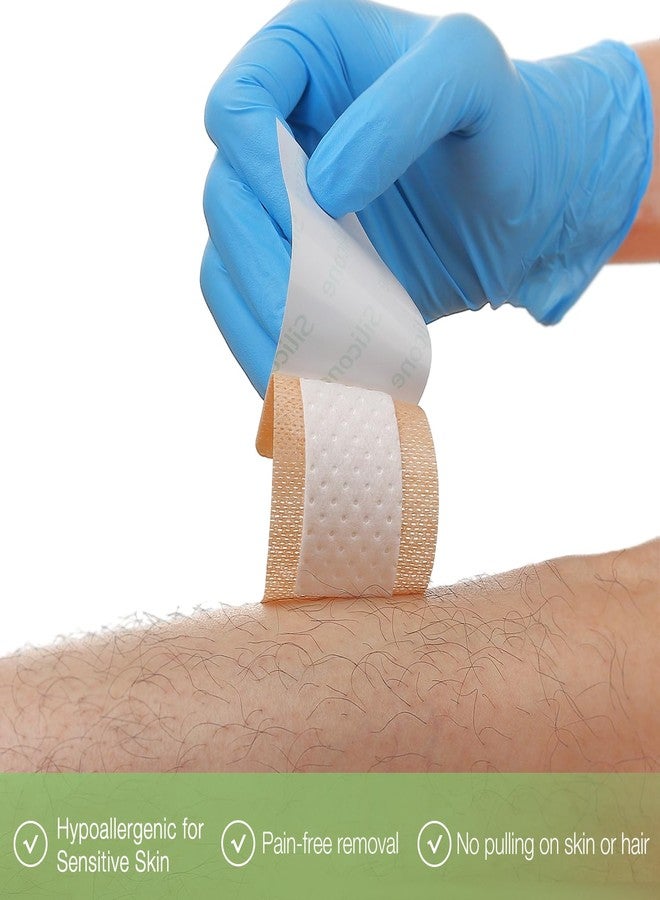 NeuHeils Silicone Adhesive Bandages for Sensitive Skin – Large 2x4 Inch (40 Count) | Hypoallergenic & Waterproof Wound Care | Pain-Free Removal, Non-Stick Pad, Gentle for Fragile Skin - Image 2